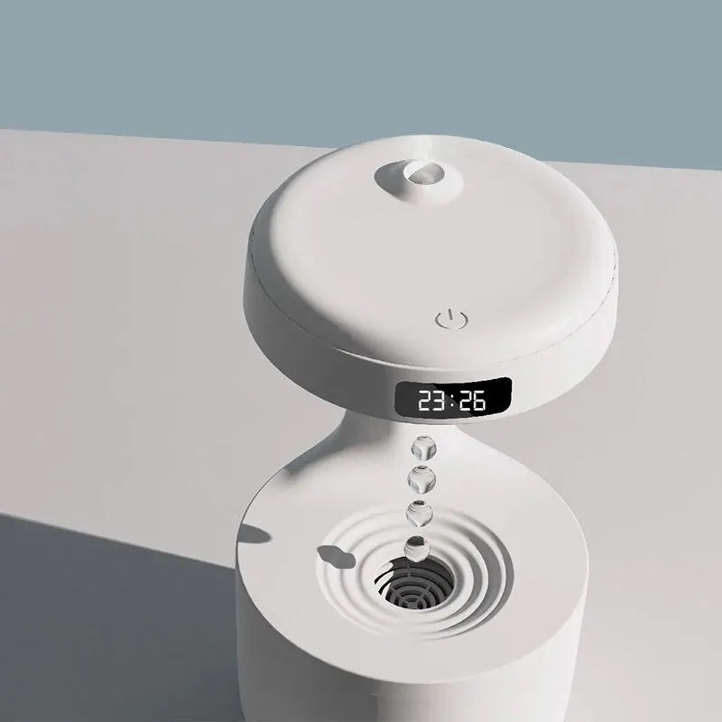 Umidificador De Ar Com Gotículas de Água Antigravitacional, Ultrassônico Com Luz Noturna
